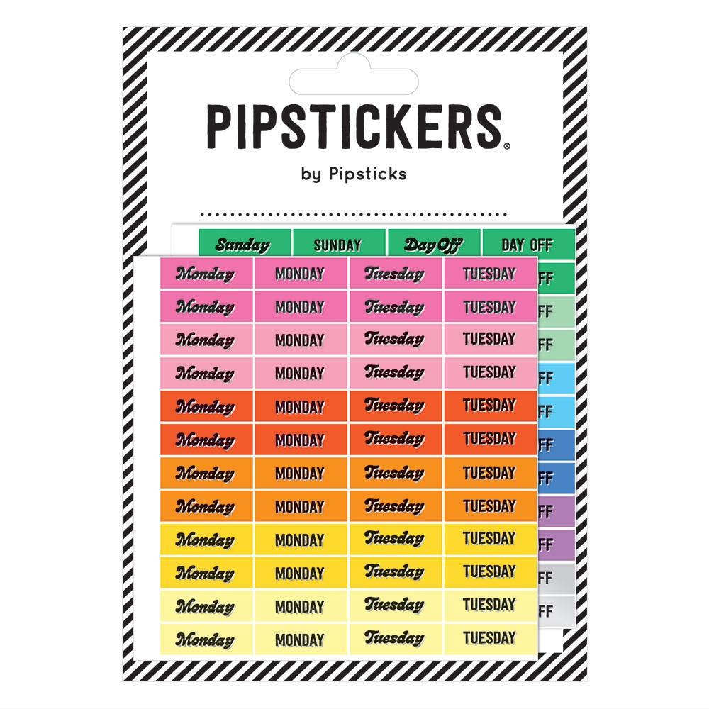Colorful Week (8ct) Stickers - Bosc Paper Supply Co.