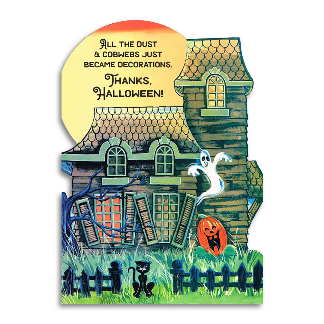 Dust & Cobwebs Halloween Card