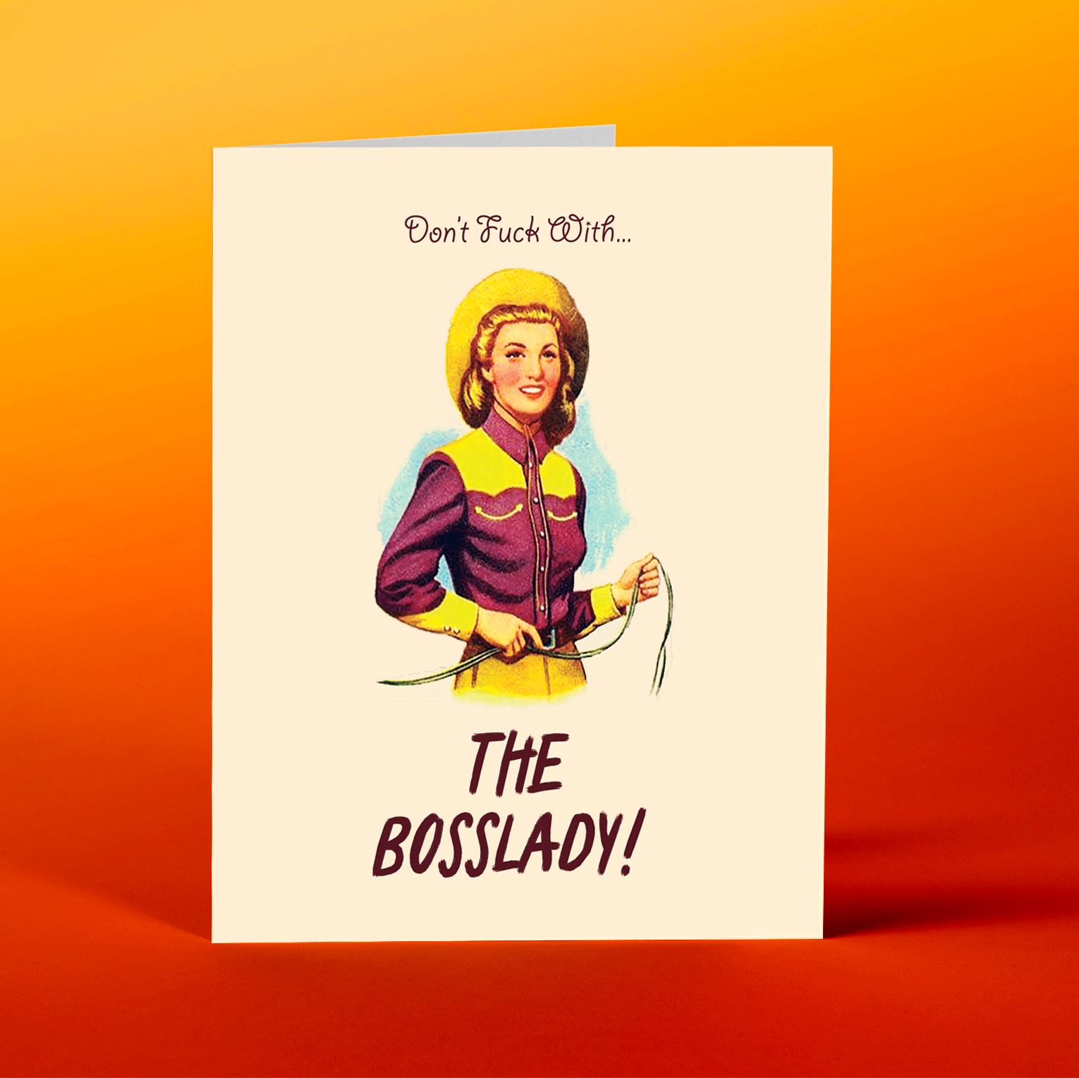 Boss Lady Card - Bosc Paper Supply Co.