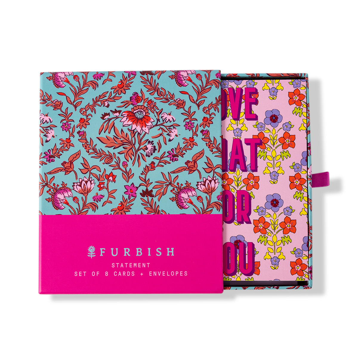 Ditzy Floral Boxed Greeting Card Set of 8