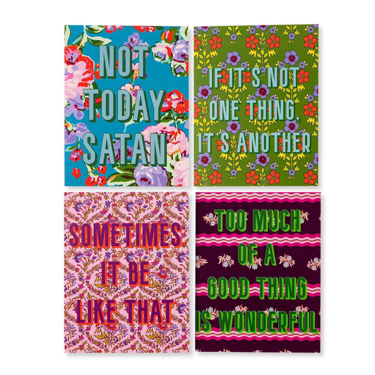 Bold Floral Boxed Greeting Card Set of 8