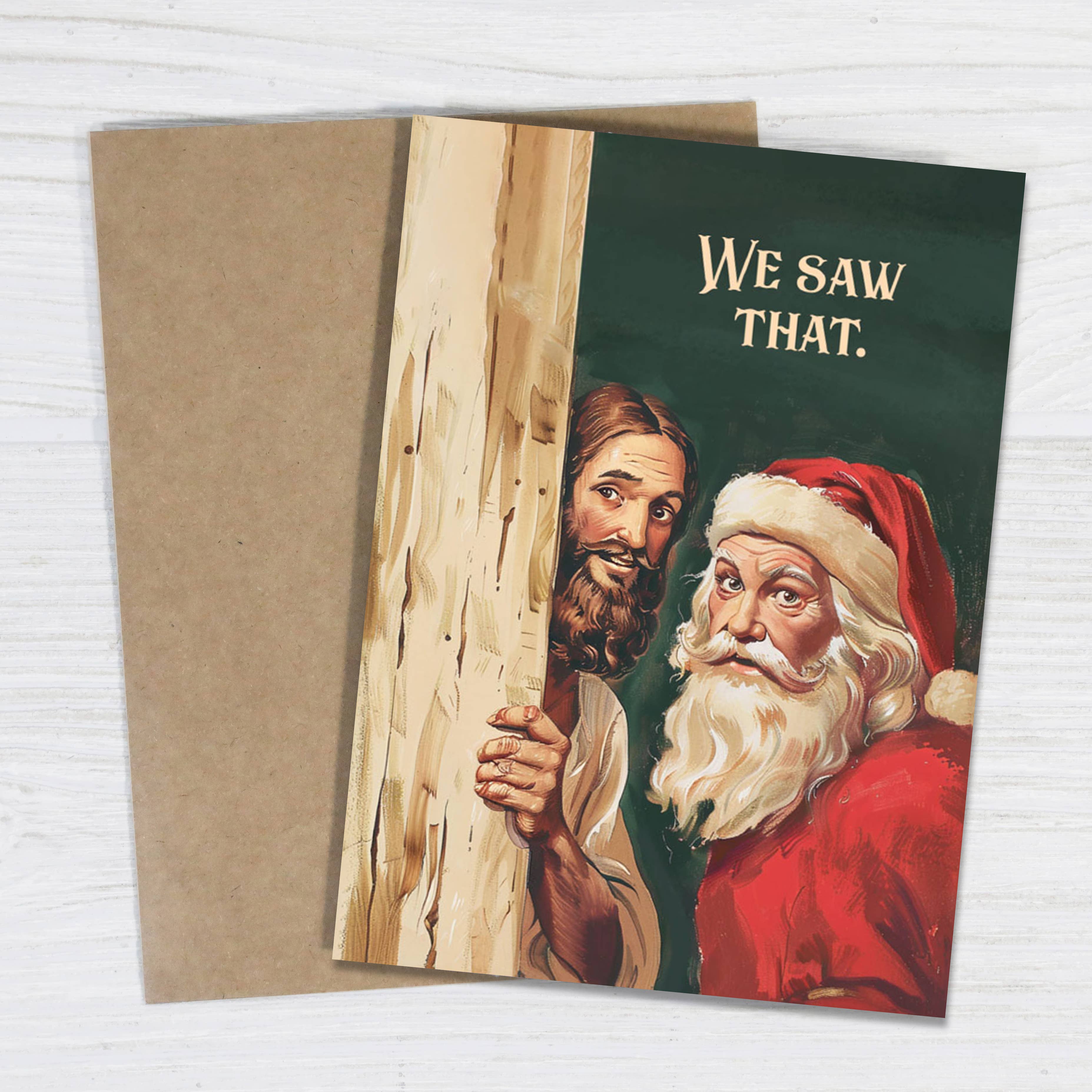 We Saw That Funny Christmas Card