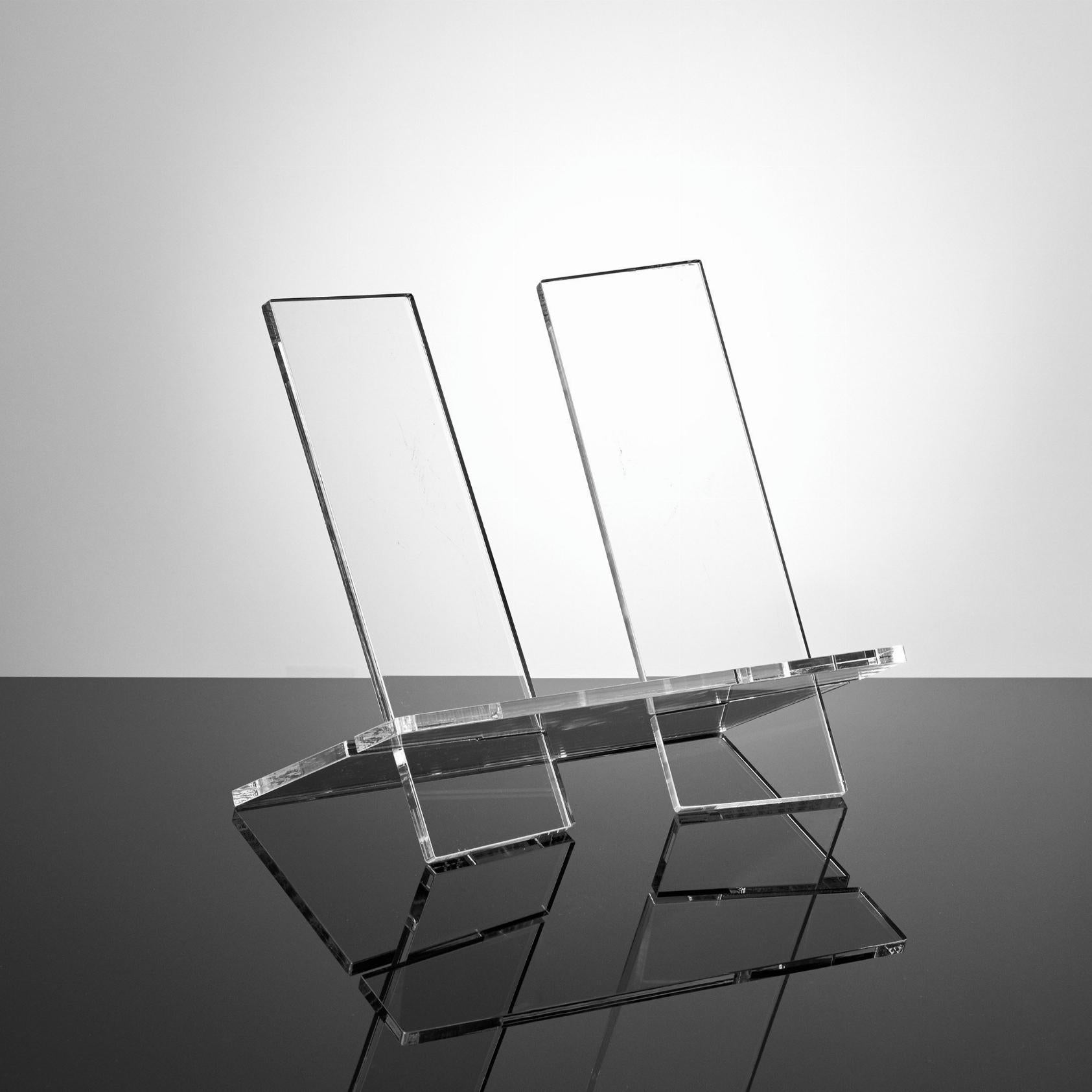 Clear acrylic book stand