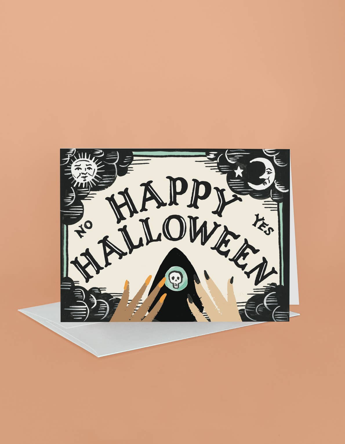 Ouija Board Halloween Card