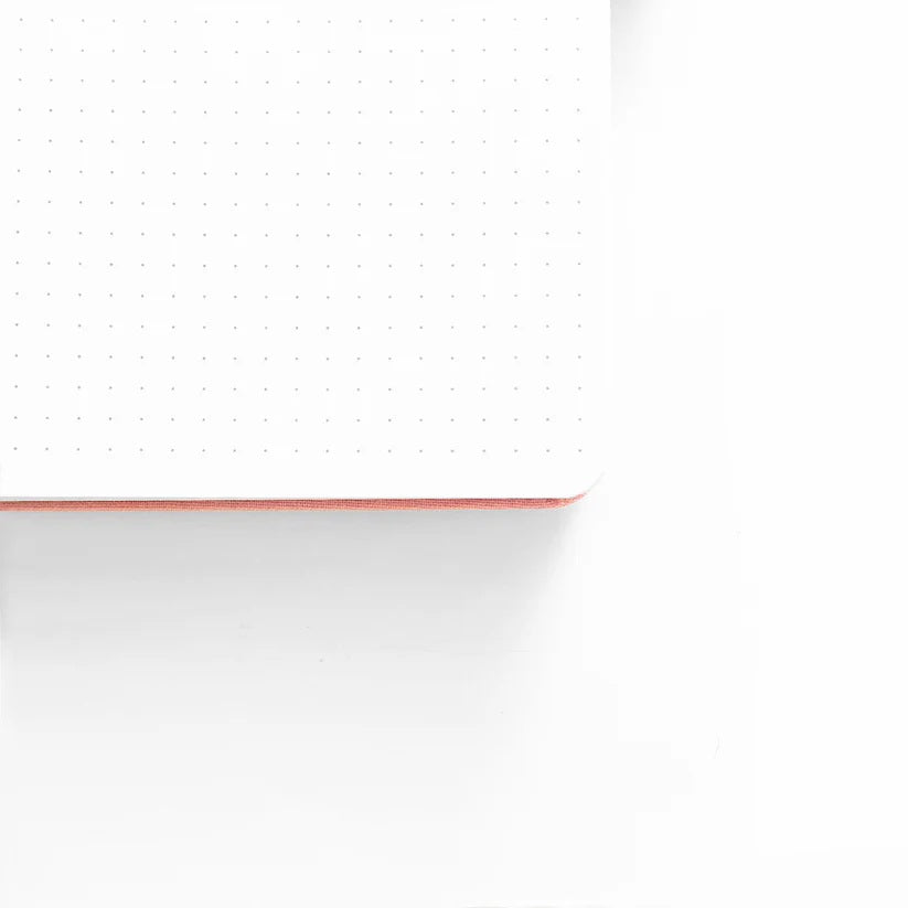 Antique Floral Dot Grid Notebook