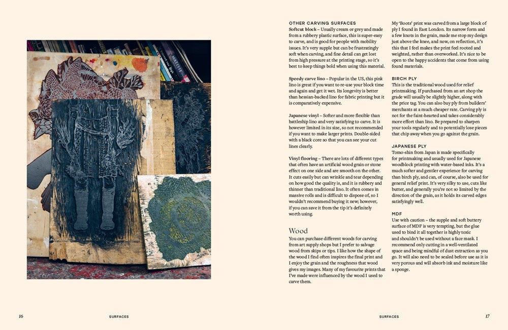 Botanical Block Printing: A Creative Step-By-Step Handbook to Make Art Inspired by Nature