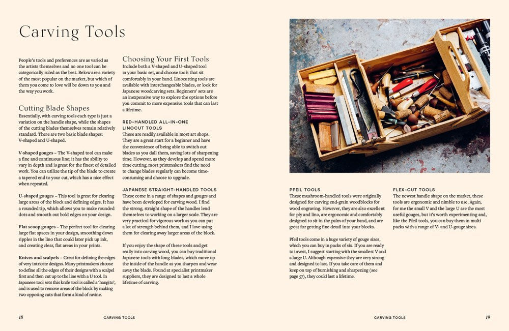 Botanical Block Printing: A Creative Step-By-Step Handbook to Make Art Inspired by Nature