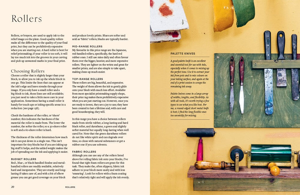 Botanical Block Printing: A Creative Step-By-Step Handbook to Make Art Inspired by Nature