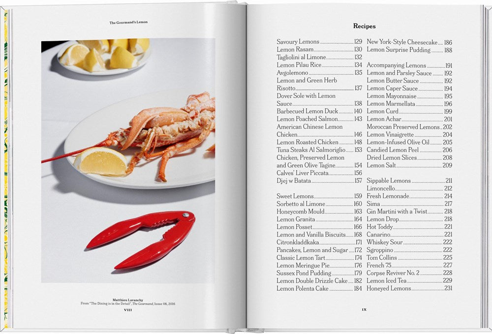 The Gourmand's Lemon. A Collection of Stories and Recipes - Bosc Paper Supply Co.