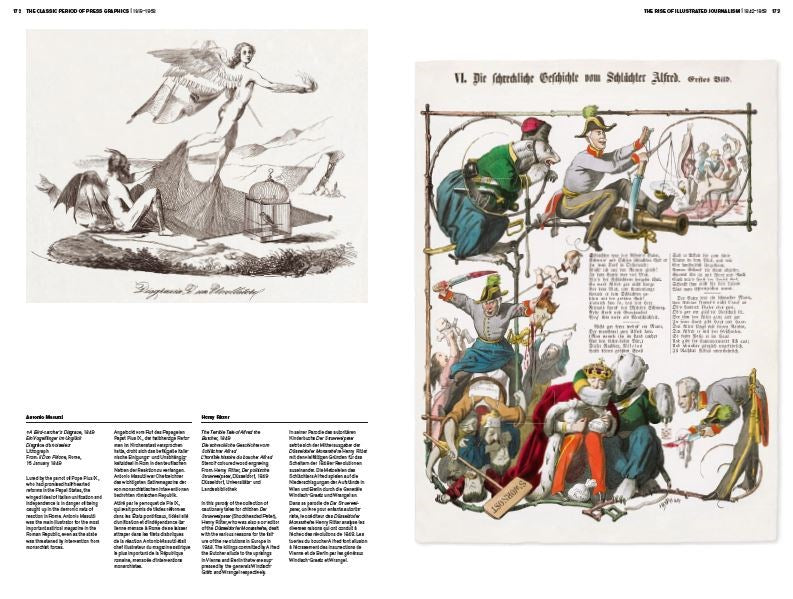 History of Press Graphics. 1819–1921 (German, French, English)