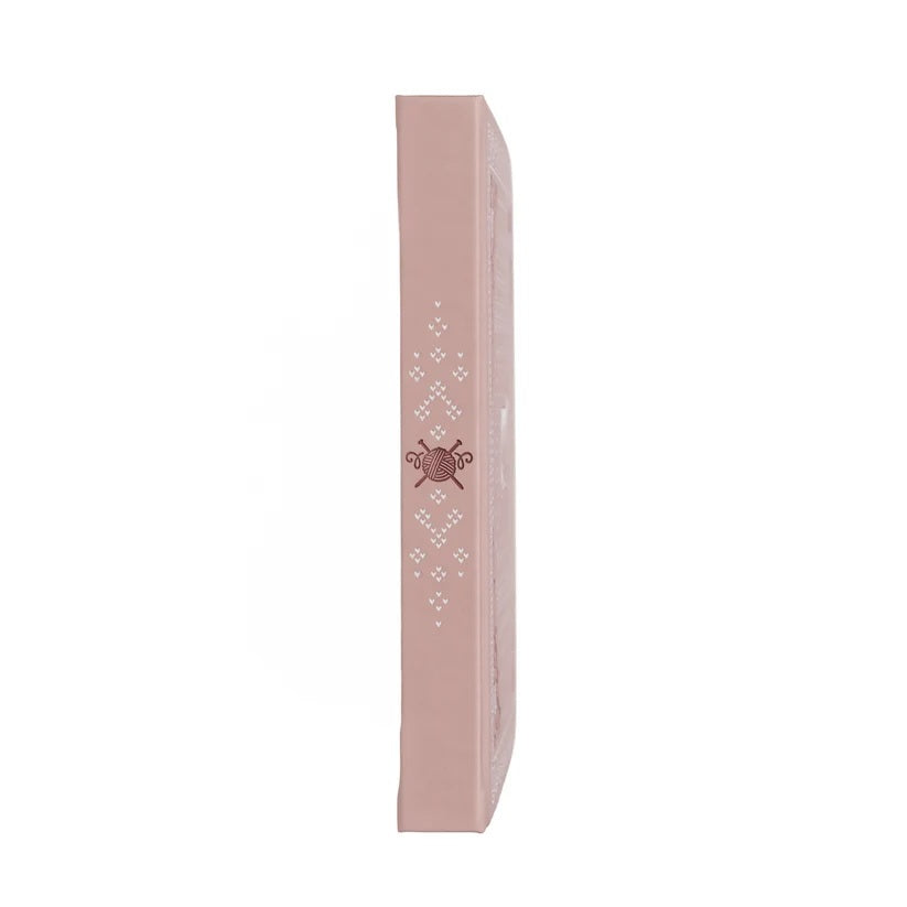 Spine of the blush pink Homespun Notebook
