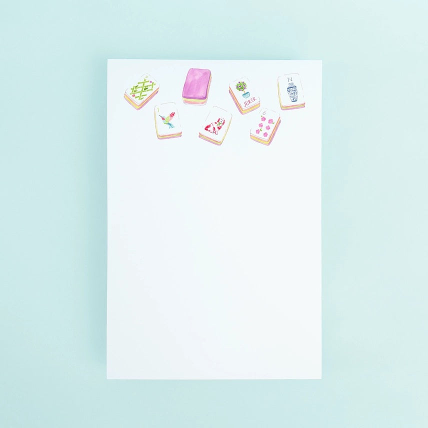 Large Mahjong Tiles Notepad