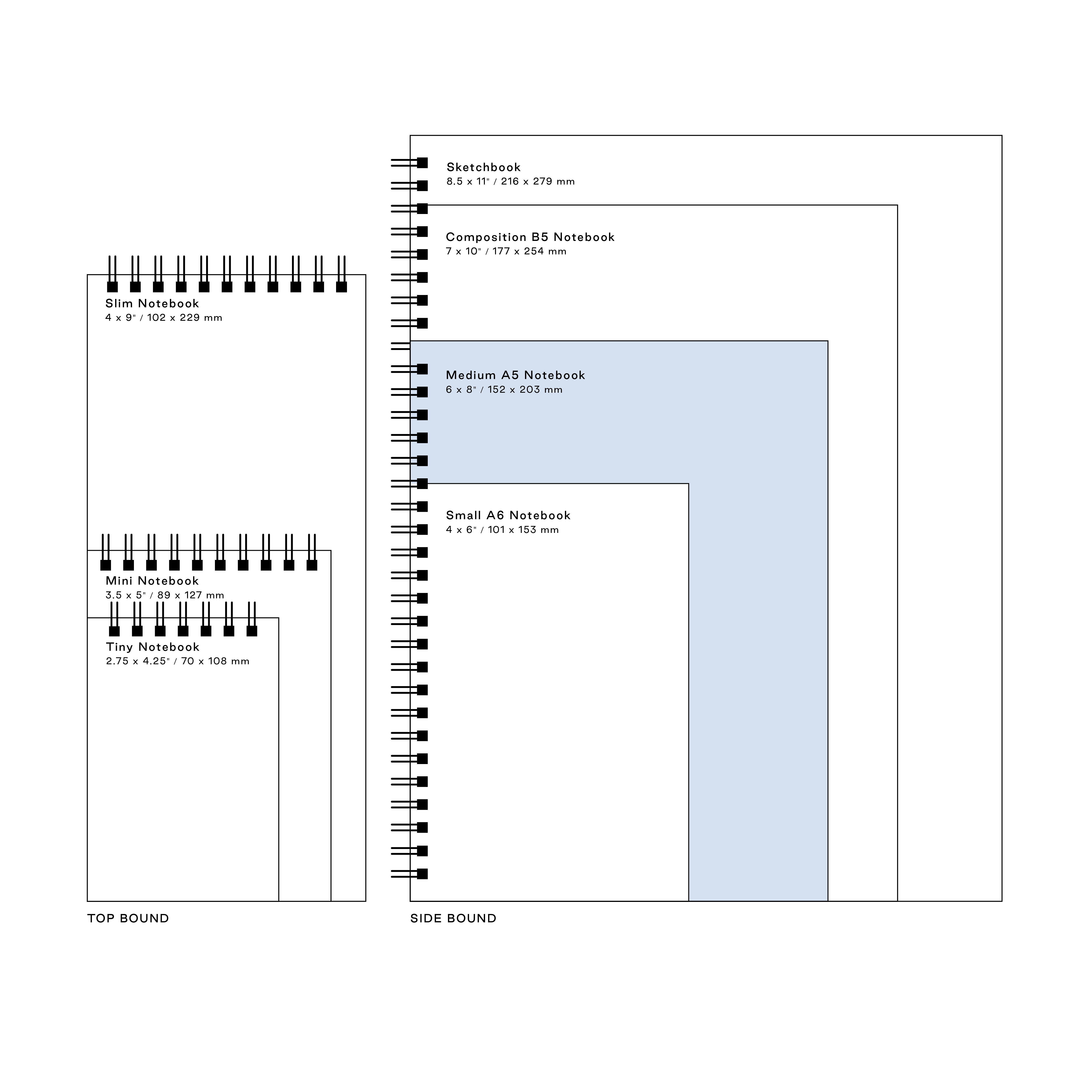 Dorian Medium A5 Notebook