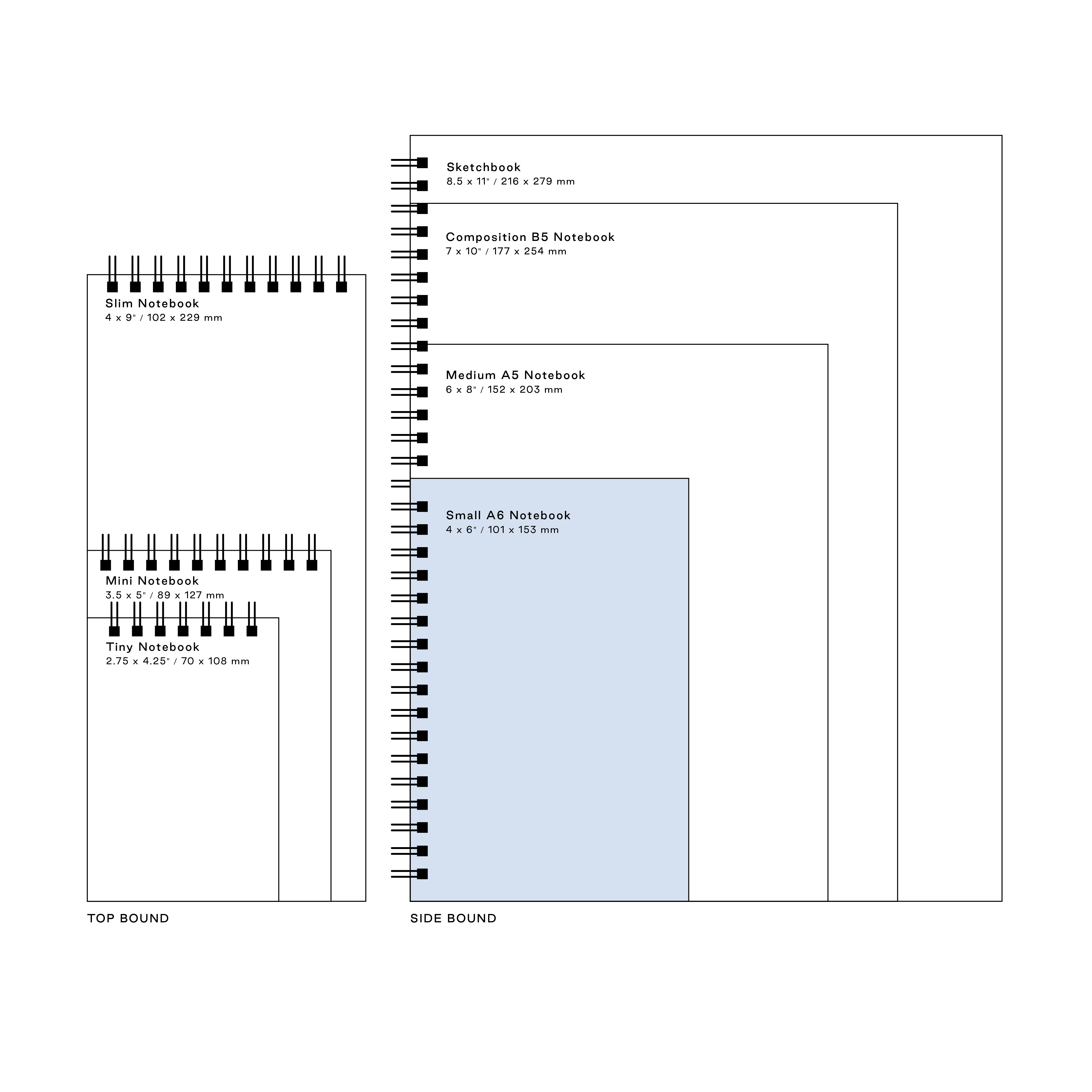 Dorian Small A6 Notebook