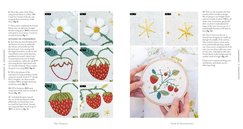 Paint with Thread: In the Garden: A Step-By-Step Guide to Embroidery