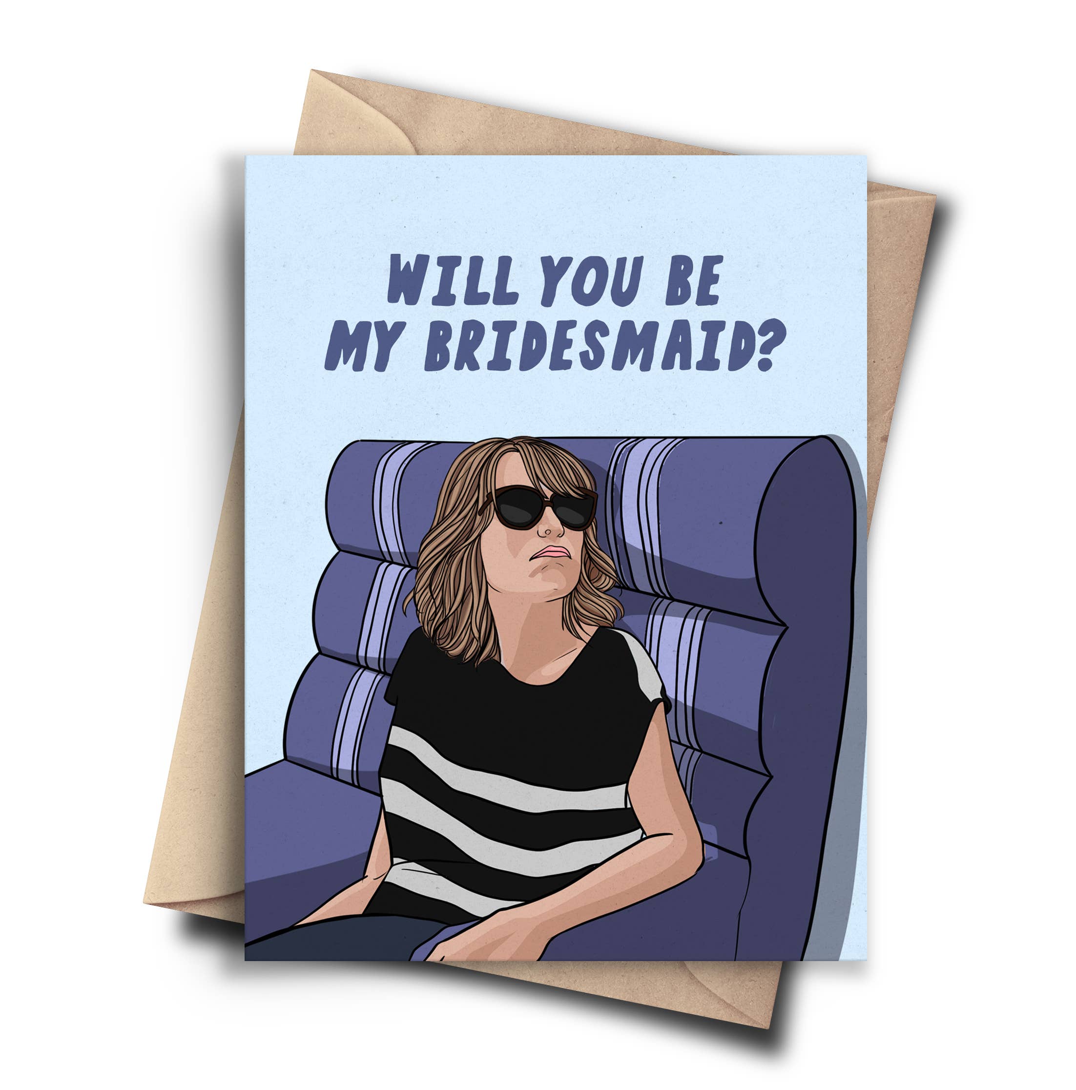 Bridesmaids Funny Bridesmaid Card - Bosc Paper Supply Co.