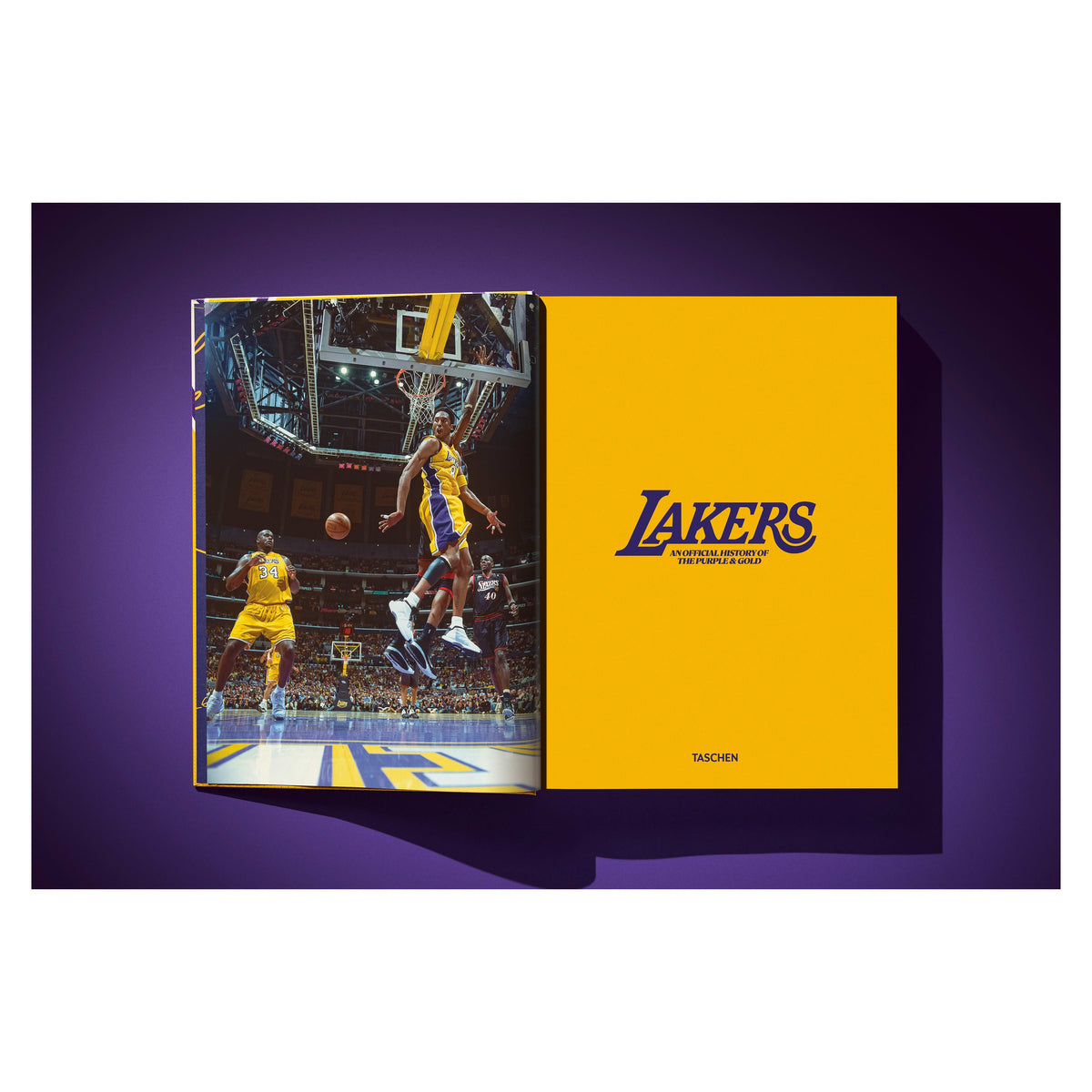 Lakers An Official History of the Purple & Gold TASCHEN coffee table book
