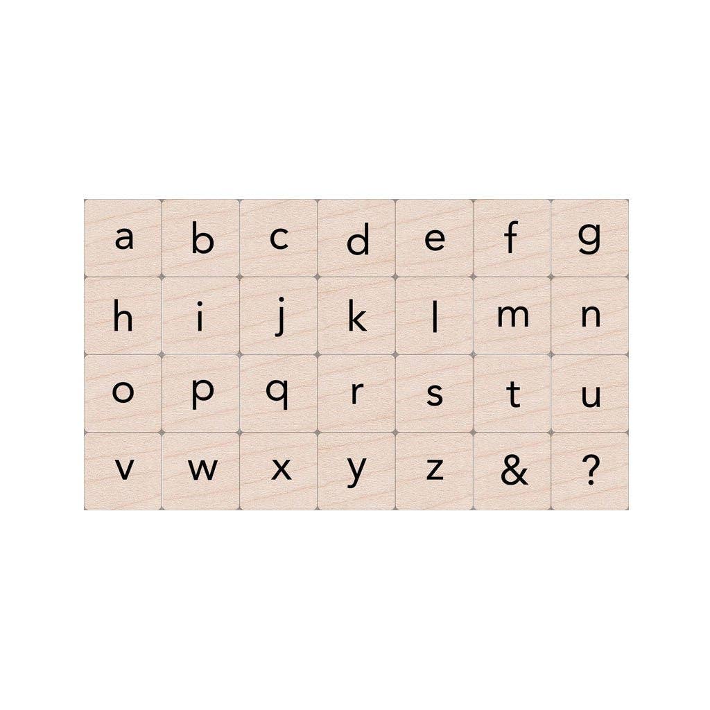 Essential Letters Ink 'n' Stamp Rubber Stamp Set - Bosc Paper Supply Co.