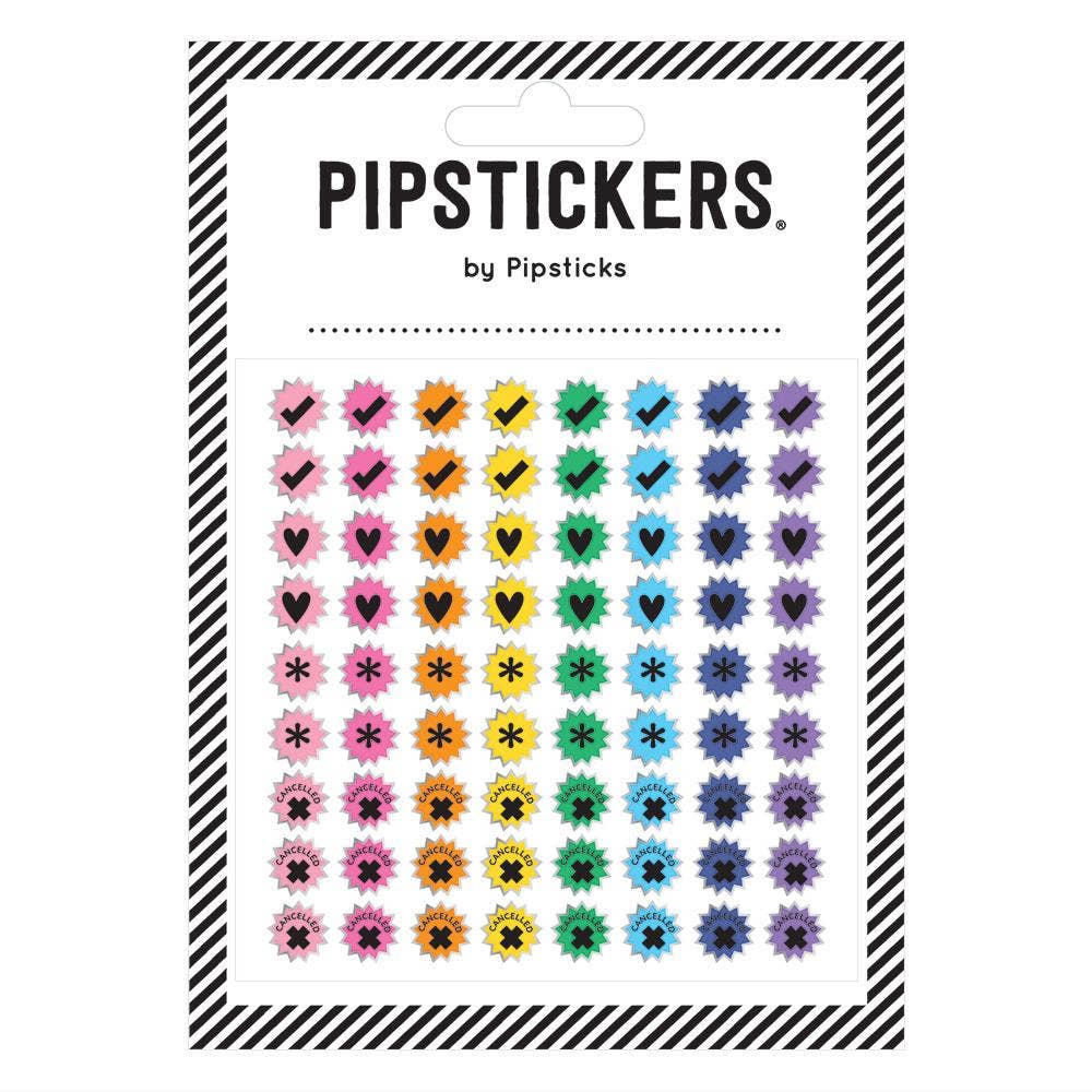 Rainbow Icons Stickers - Bosc Paper Supply Co.