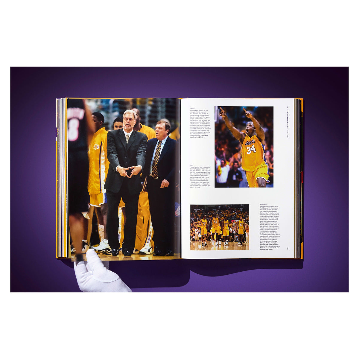 Lakers An Official History of the Purple & Gold TASCHEN coffee table book