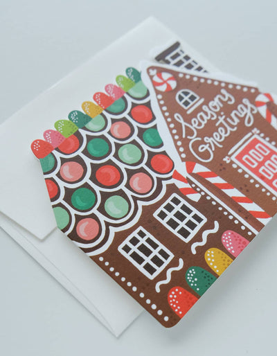 Gingerbread House Christmas Card