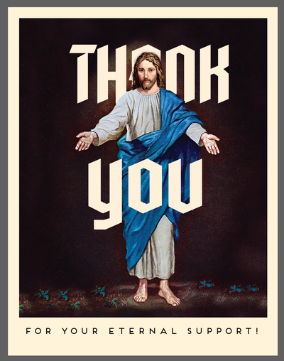 Eternal Support Thank You Card