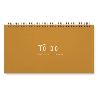 To Do Simple Undated Weekly Planner
