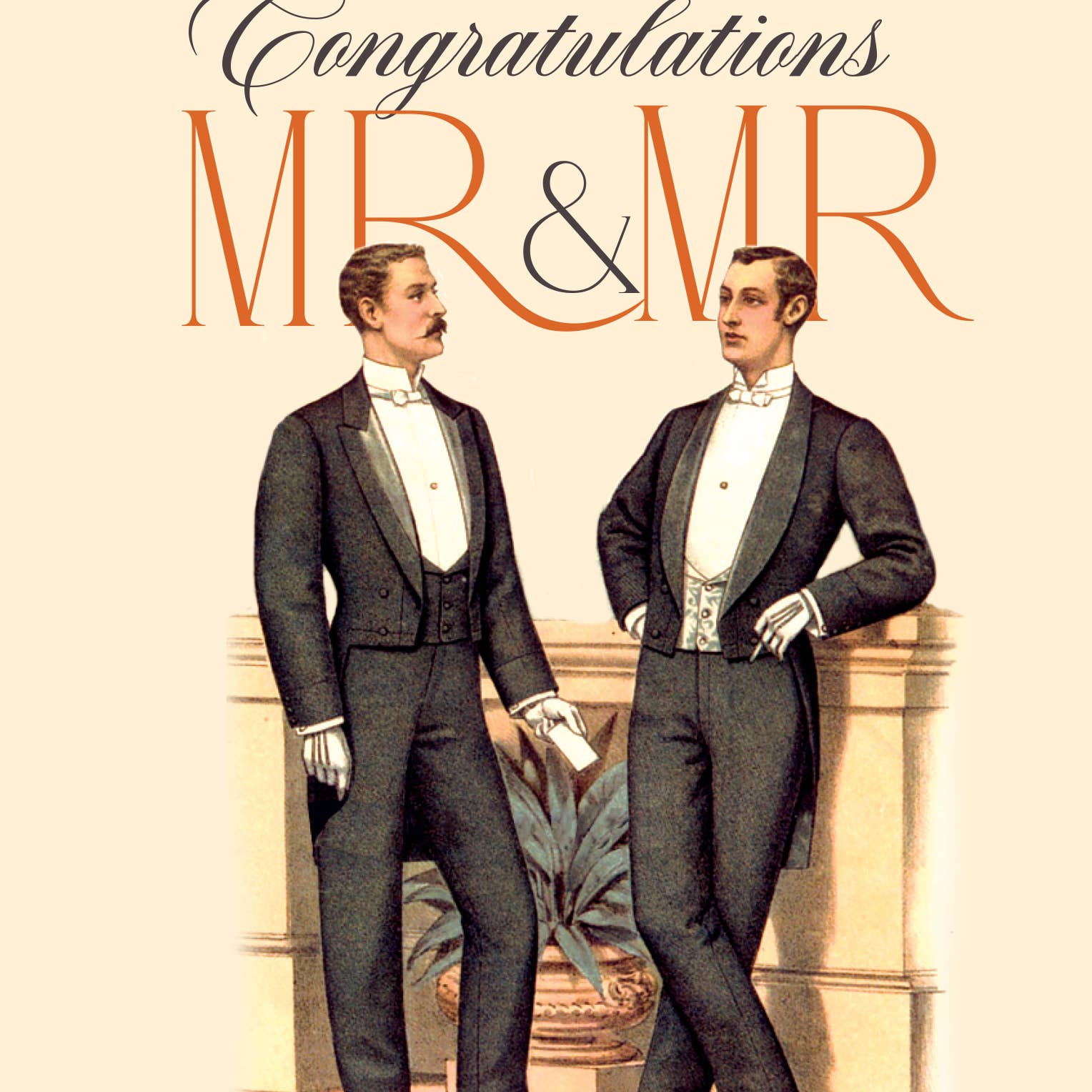 Mr & Mr Wedding Card - Bosc Paper Supply Co.