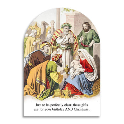 These Gifts Are for Your Birthday and Christmas Card
