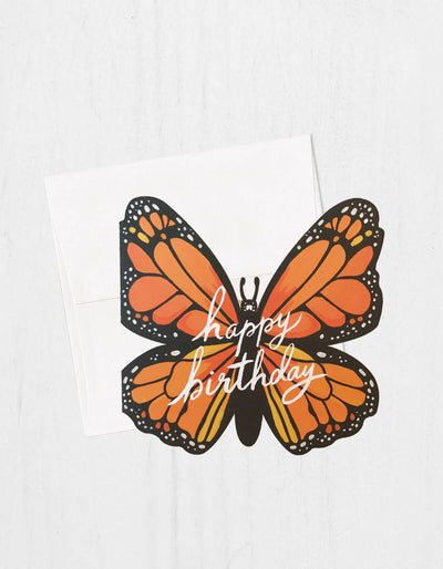 Monarch Butterfly Birthday Card