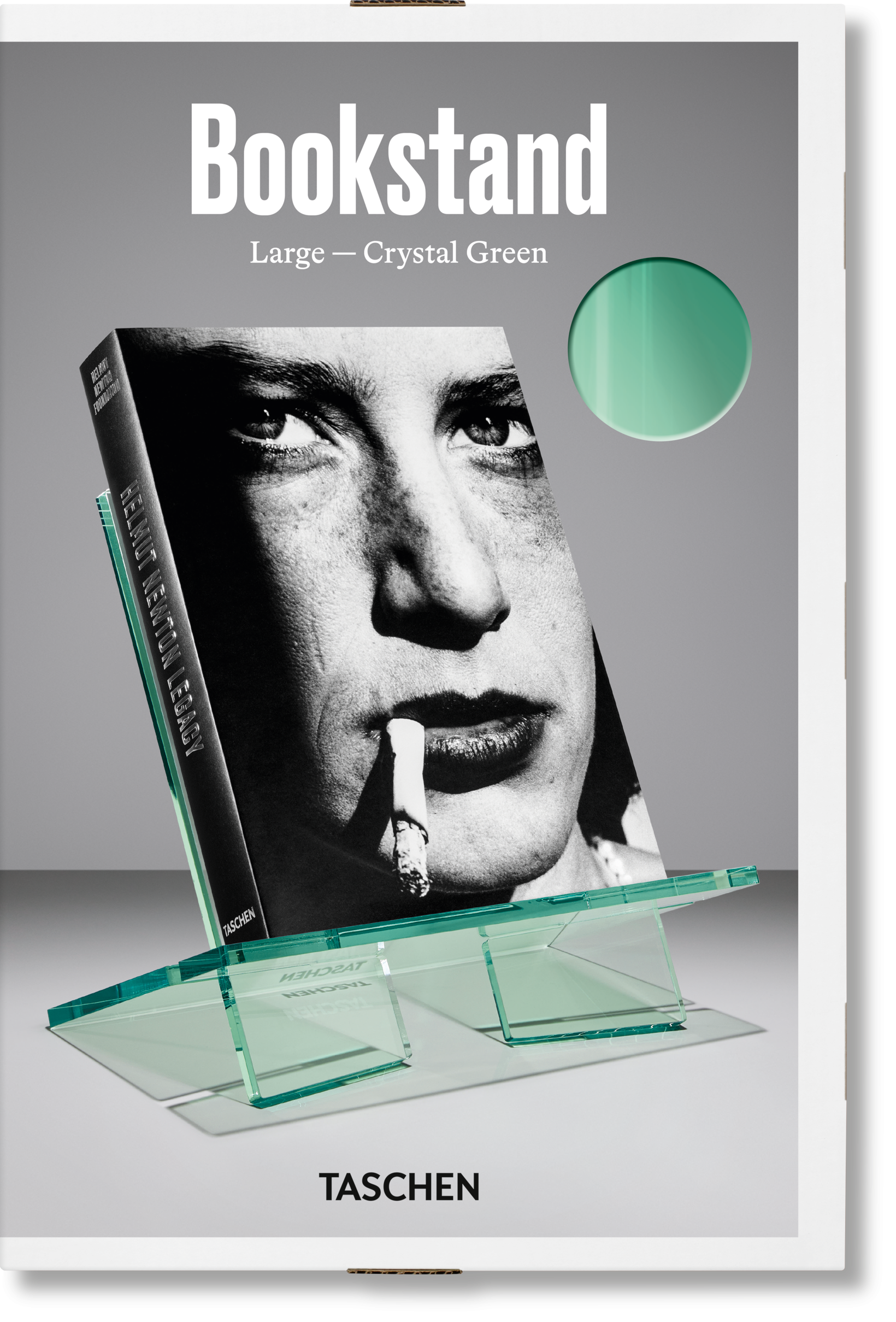 Large Crystal Green Bookstand