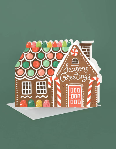 Gingerbread House Christmas Card