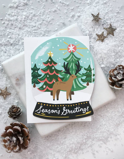 Winter Wonderland Snow Globe Card