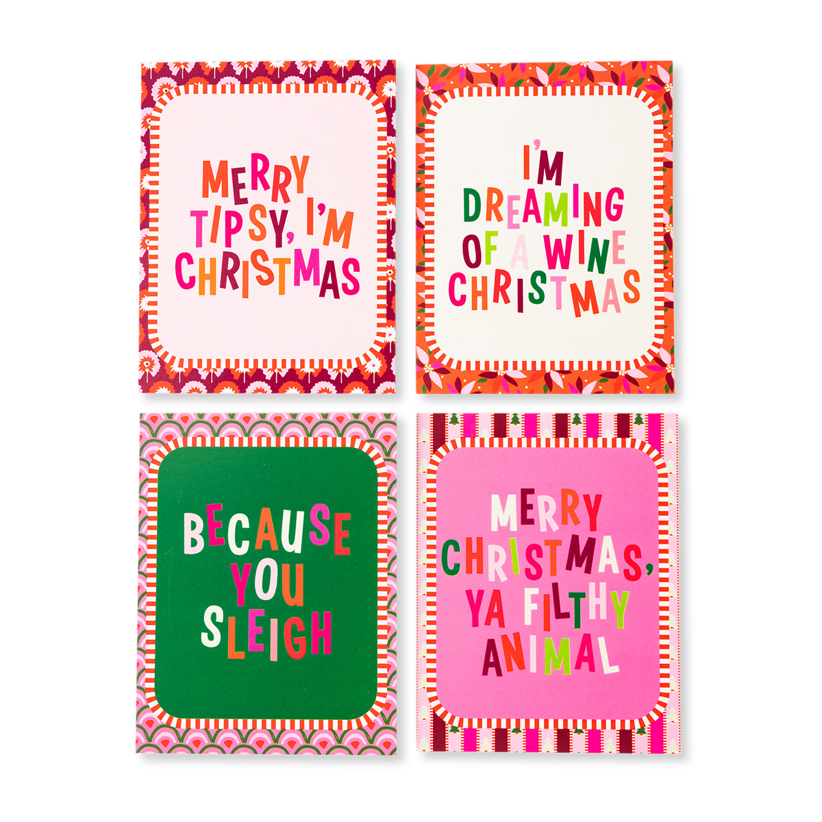 Booze Boxed Greeting Card Set of 8