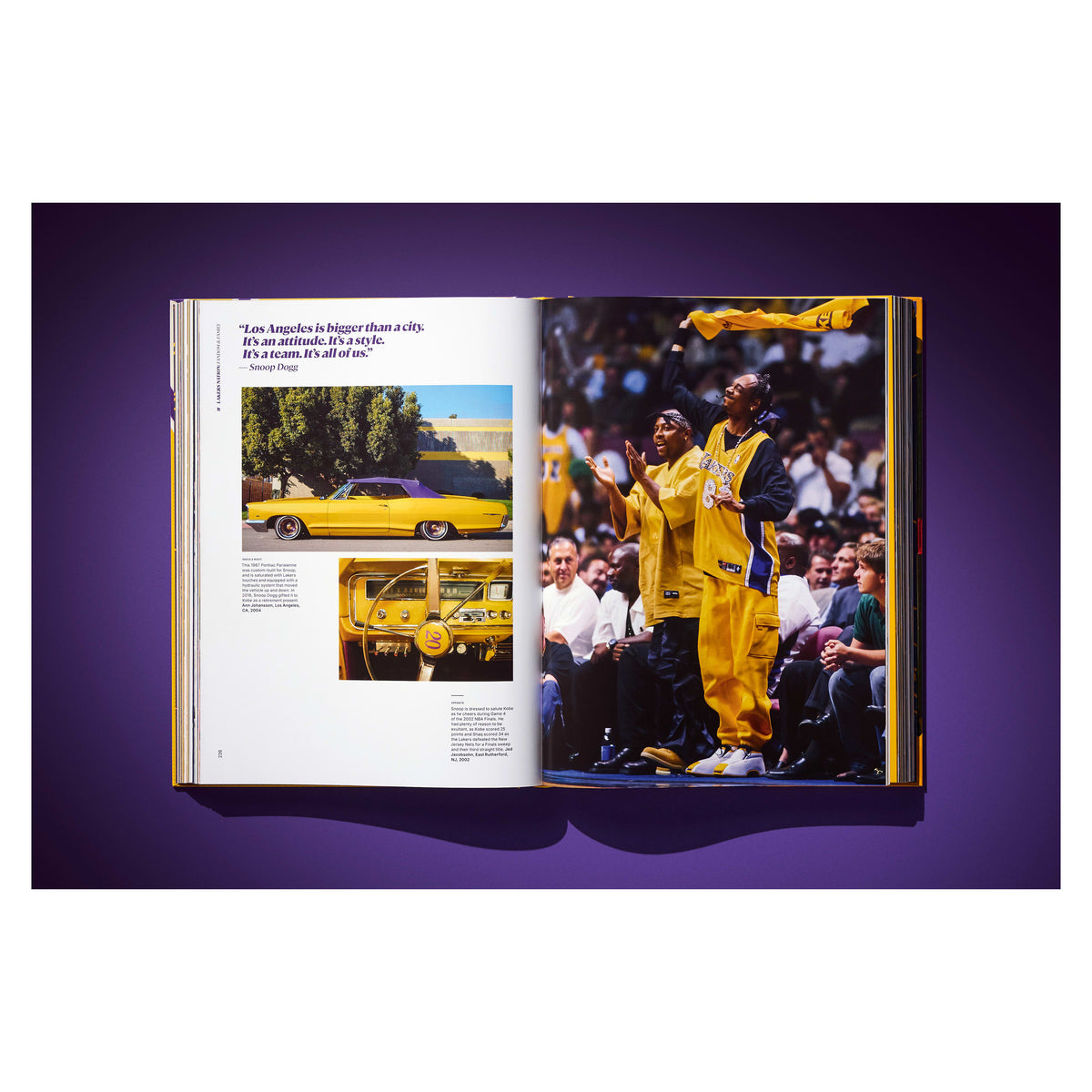 Lakers An Official History of the Purple & Gold TASCHEN coffee table book