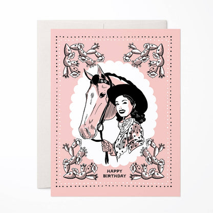 Vintage Cowgirl Birthday - Bosc Paper Supply Co.