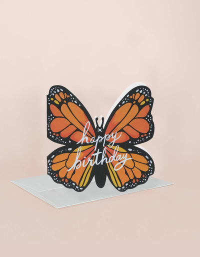 Monarch Butterfly Birthday Card