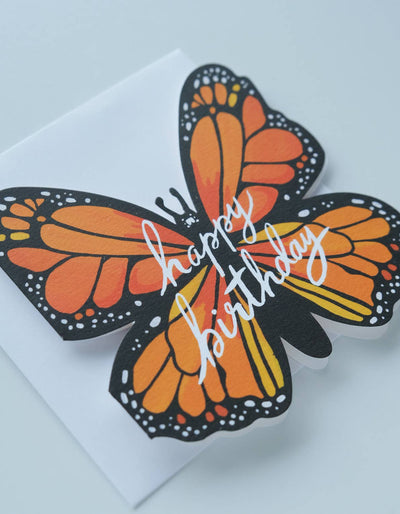 Monarch Butterfly Birthday Card
