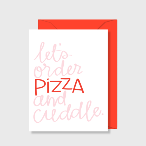 Let's Order Pizza Card