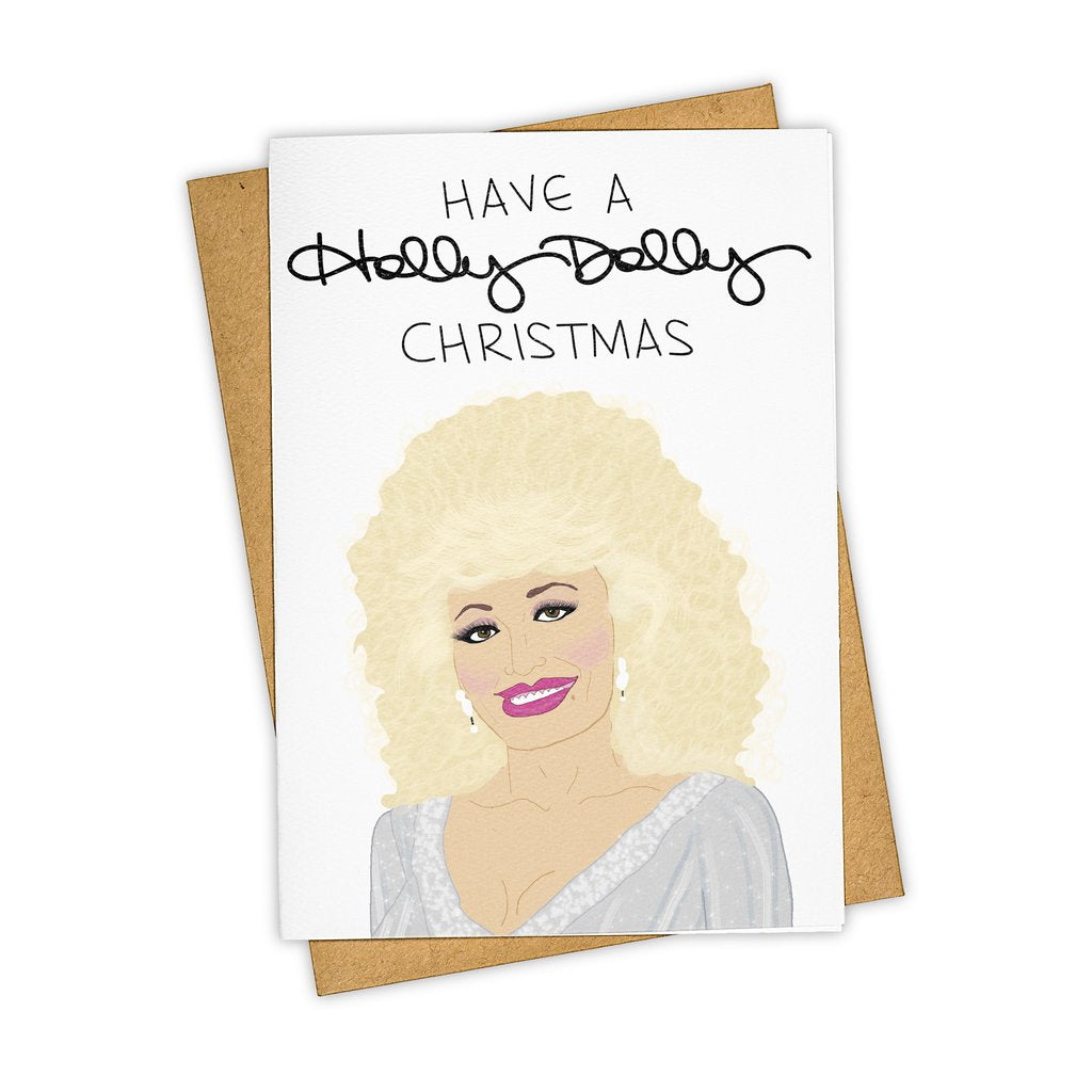 Have a Holly Dolly Christmas Card