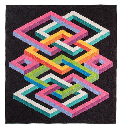 3-D Illusion Quilts Simplified: Sensational Designs Using Color, Value & Geometric Shapes; 12 Projects