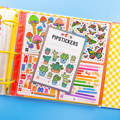 Smiling Succulents Holographic Sticker Sheet