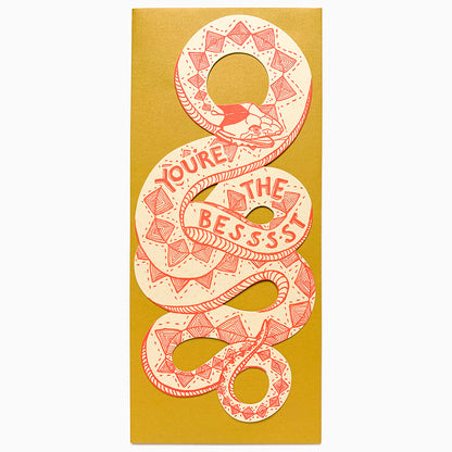 You're the Best Snake Gift Card - Bosc Paper Supply Co.