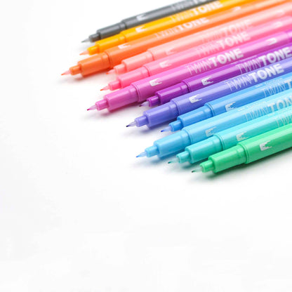 TwinTone Marker Set: Pastel - 12-Pack - Bosc Paper Supply Co.