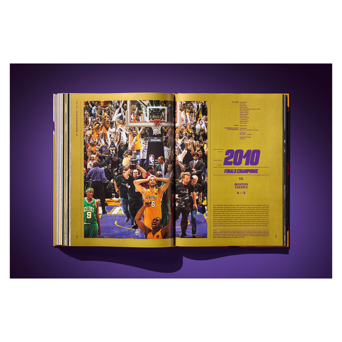 Lakers An Official History of the Purple & Gold TASCHEN coffee table book