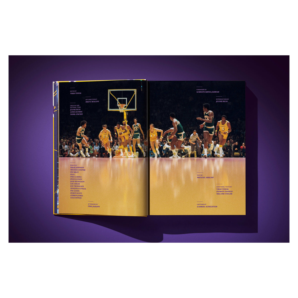 Lakers An Official History of the Purple & Gold TASCHEN coffee table book
