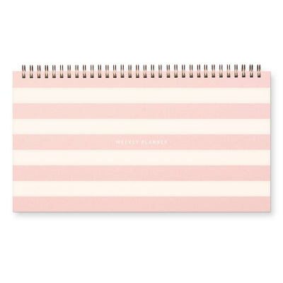 Striped Undated Weekly Planner