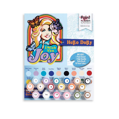 I Wish You Joy Paint by Number Kit - Bosc Paper Supply Co.