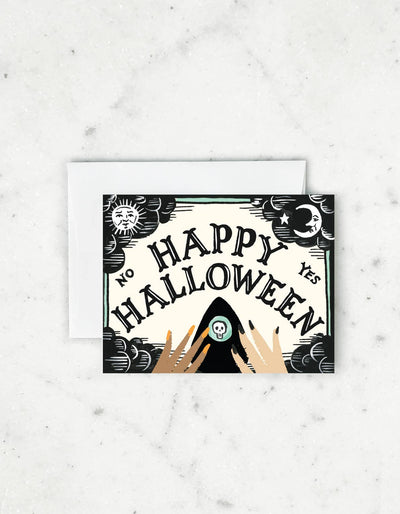 Ouija Board Halloween Card