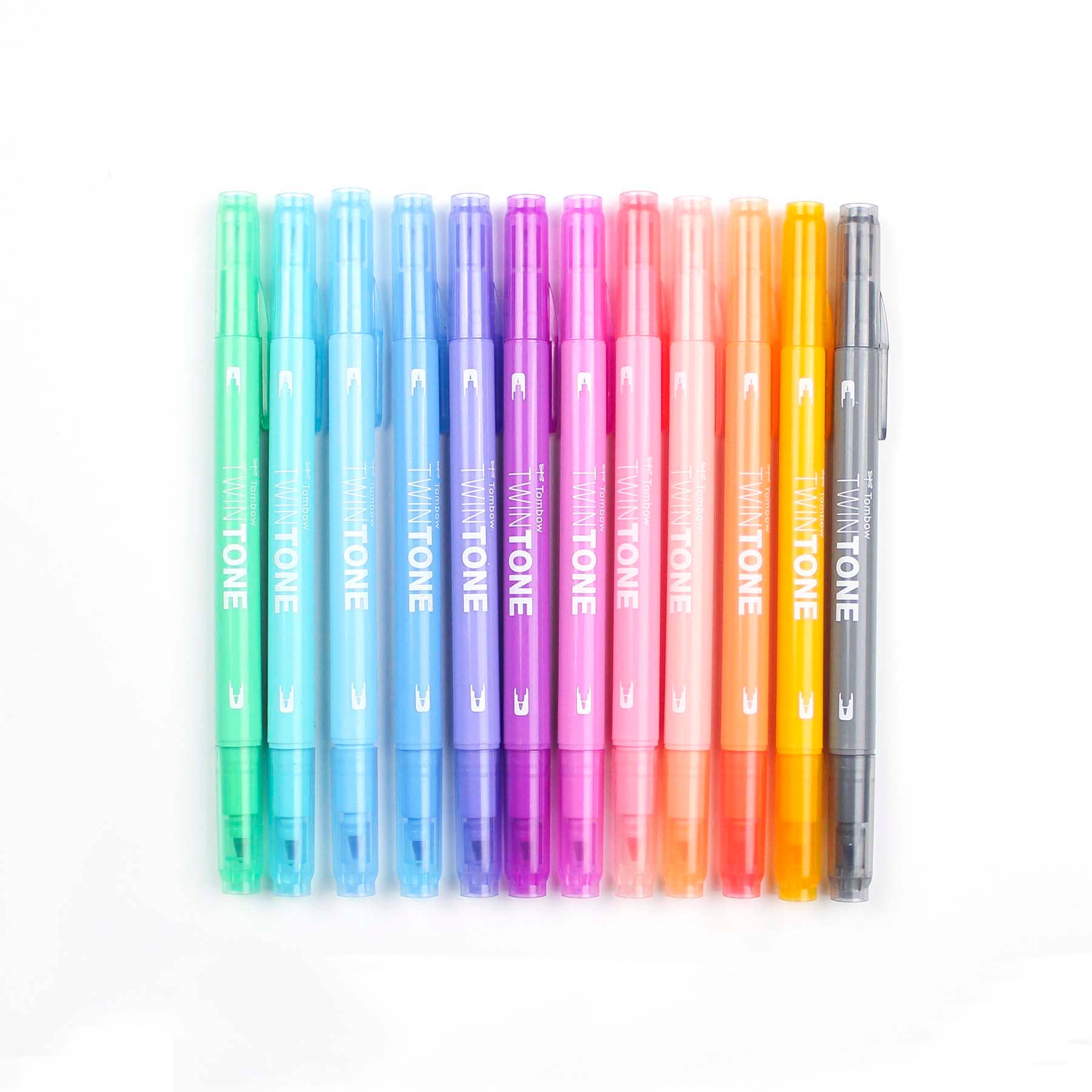 TwinTone Marker Set: Pastel - 12-Pack - Bosc Paper Supply Co.